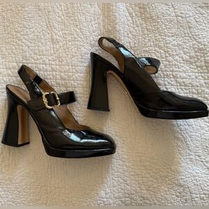 Sam Edelman Jildie Platform Slingback Pump, Sz 9